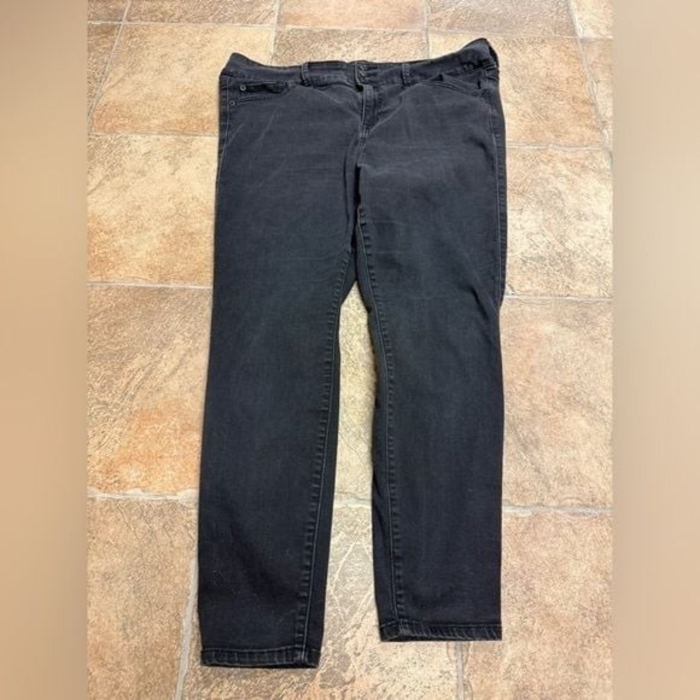 Torrid Womens Black Super Soft Jeggings Slim Fit Stretch Denim Jeans Size 20